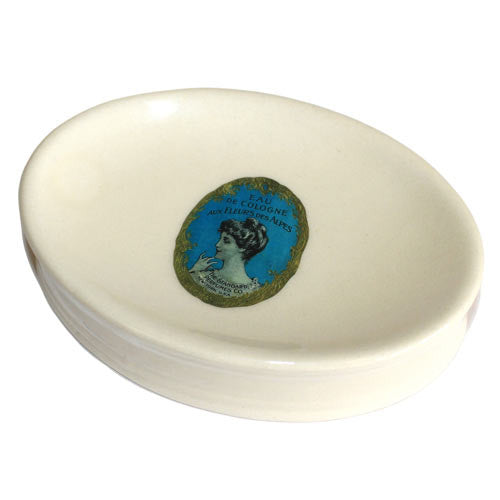 Eau De Cologne - Ceramic Soap Dish antique-bathroom-accessories-objects-of-desire