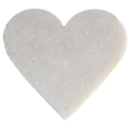 6x Heart Guest Soaps - Coconut guest-soaps ,valentine-s-day