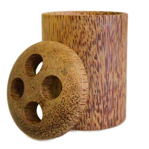 Coco Toothbrush Holder coconut-wood-soap-dishes