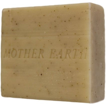 Almond Exfoliating Herbal Soap - Approx 100gr Per Piece mother-earth-herbal-soaps