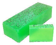 Tea Tree and Fresh Mint -  Per Piece Approx 100gr handcrafted-soap-loaves ,buy-per-slice