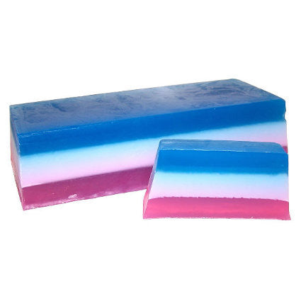 Very Berry Soap Slice, approx 100gr bathroom-heaven ,handcrafted-soap-loaves ,buy-per-slice ,handmade-soap