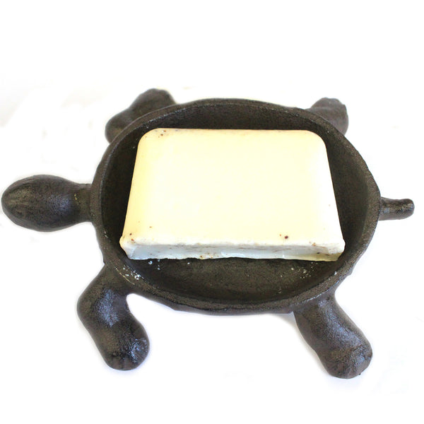 Cast Iron Soap Dish - Turtle - Natural cast-iron-soap-dishes ,cast-iron-products ,cast-iron-soap-dishes