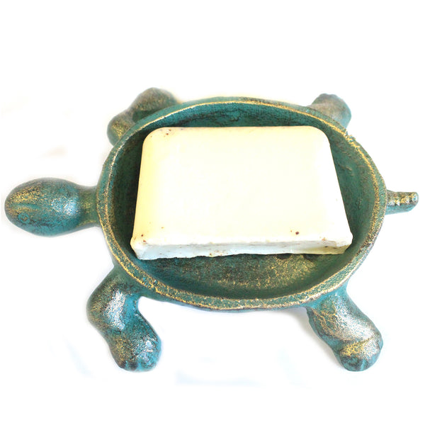 Cast Iron Soap Dish - Turtle - Verdigris cast-iron-soap-dishes ,cast-iron-products ,cast-iron-soap-dishes