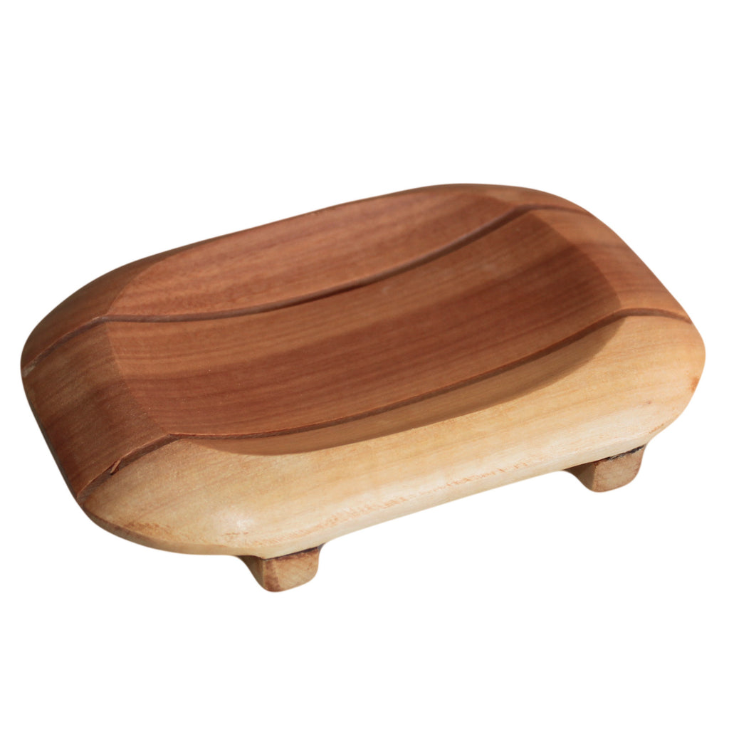 Classic Mahogany Soap Dish - Oval In mahagony-soap-dishes